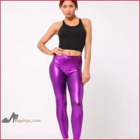Purple Disco Pants Leggings
