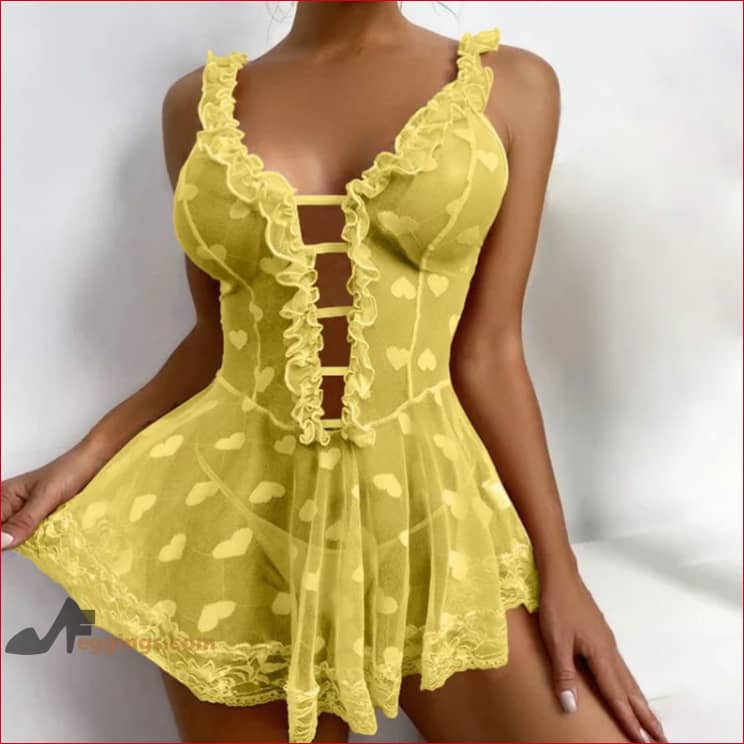 See Through Nightgown Babydoll Womens Lingerie