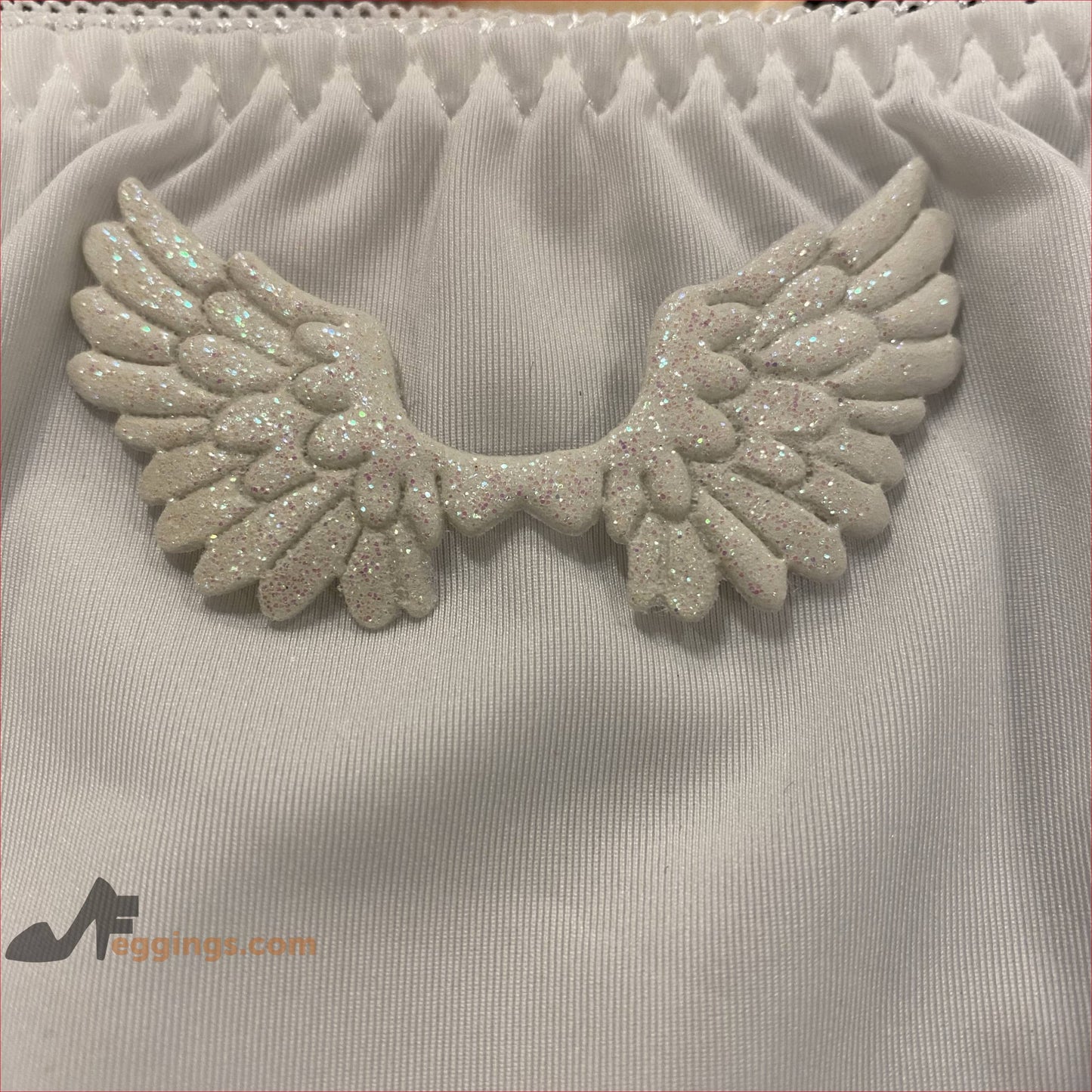 White Bridal Wedding Lace Panties with Angel Wings
