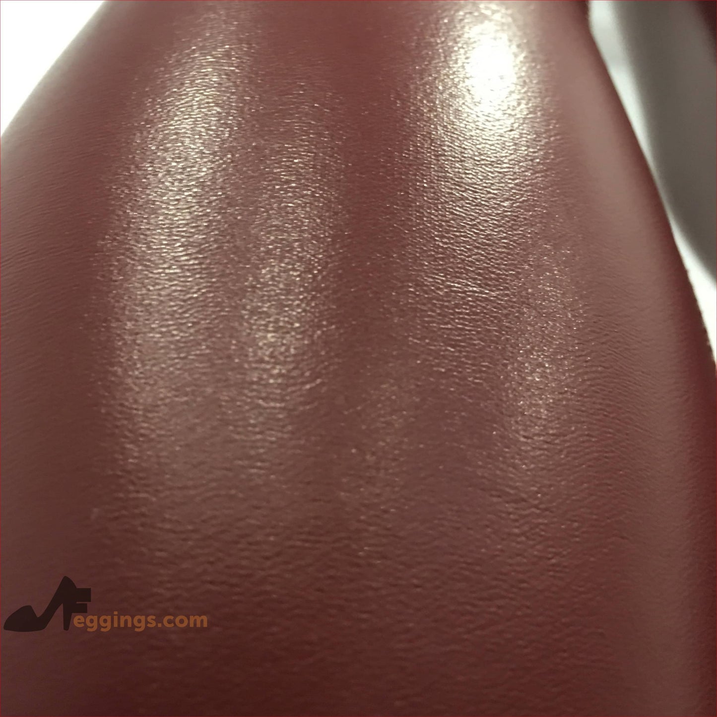 Wine Red Faux Leather Leggings Pants